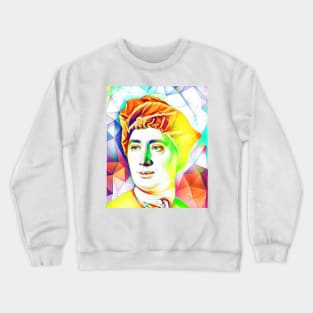 David Hume Colourful Portrait | David Hume Artwork 10 Crewneck Sweatshirt